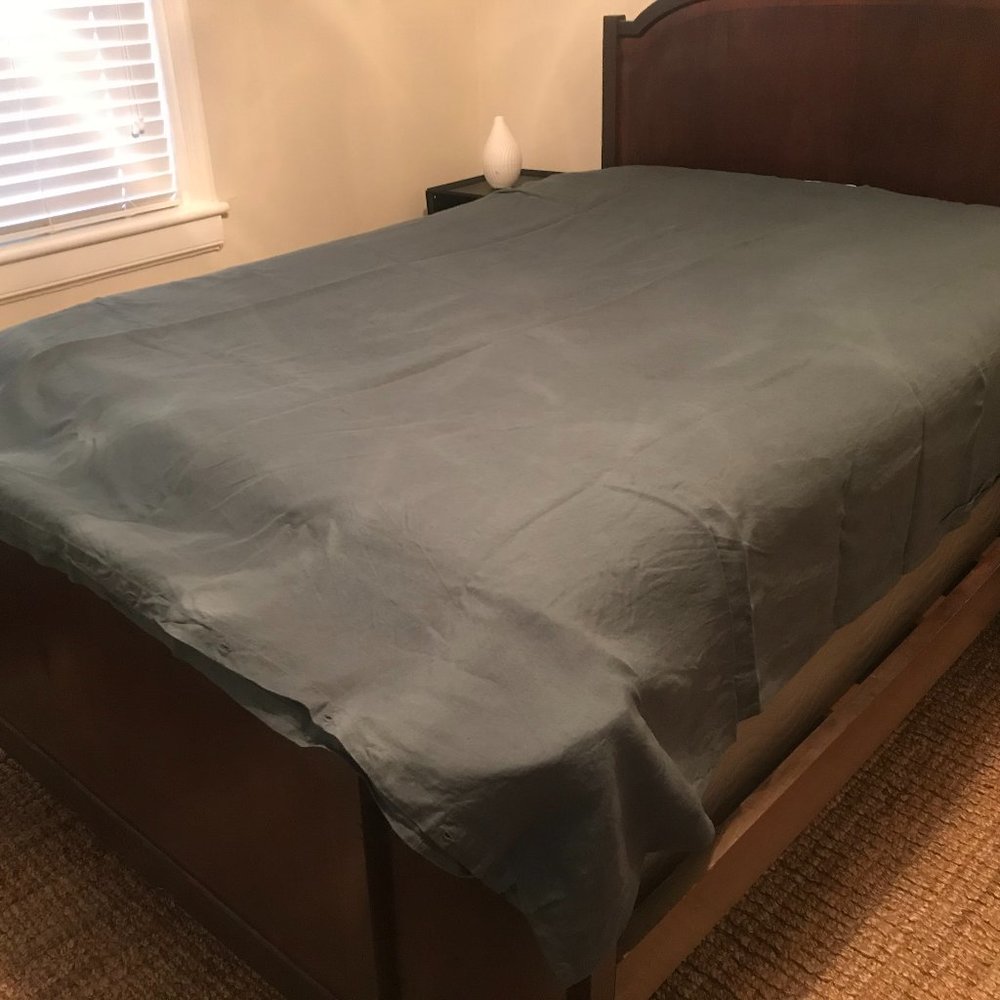 Bed Threads Duvet Cover - Full Size, Petrol